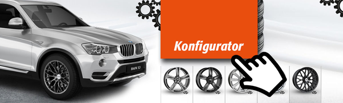Kompletträder konfigurieren mit unserem 3D-Felgenberatungssystem Kompletträder kaufen mit unserem 3D-Felgenkonfigurator